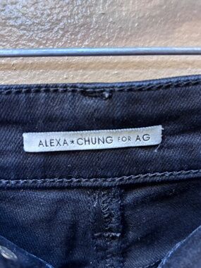 Alexa Chung for AG Black Skinny Jeans Size 24R